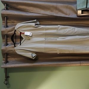 French Terry Sage Green Easy Fit Sweat Lounge Jumpsuit